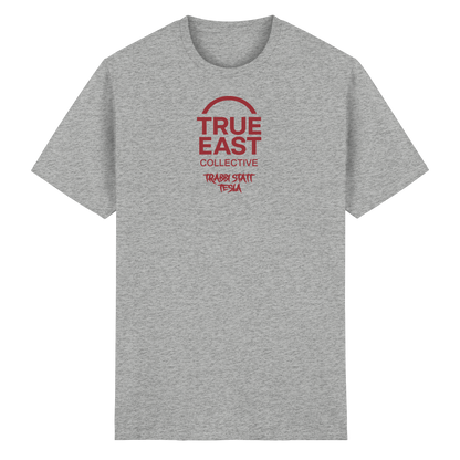 Trabbi statt Tesla & True East Logo – Zweitakt statt Stromschlag - Heavy Cotton T-Shirt