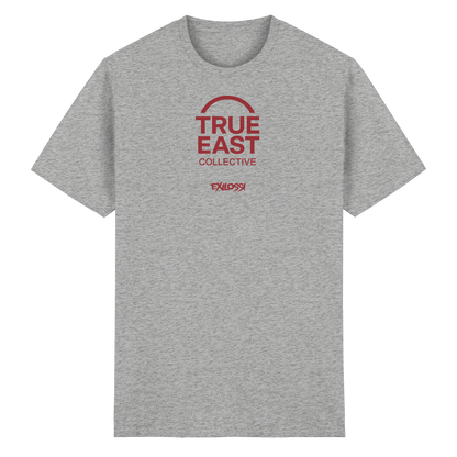 Exil Ossi & True East Logo – Heimat bleibt, egal wo du bist - Heavy Cotton T-Shirt