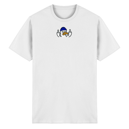 Möwe mit Mittelfinger – Kein Bock, keine Diskussionen - Heavy Cotton T-Shirt