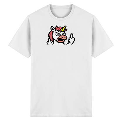 Einhorn mit Mittelfinger – Wenn die Zuckerwatte abgelaufen ist - Heavy Cotton T-Shirt