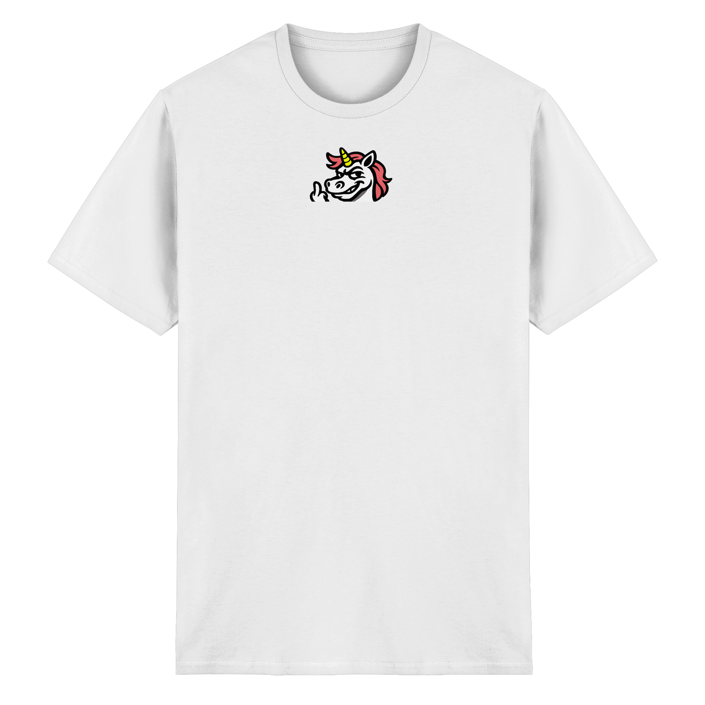 Einhorn mit Mittelfinger – Zu süß zum Ertragen, zu frech zum Ignorieren - Heavy Cotton T-Shirt