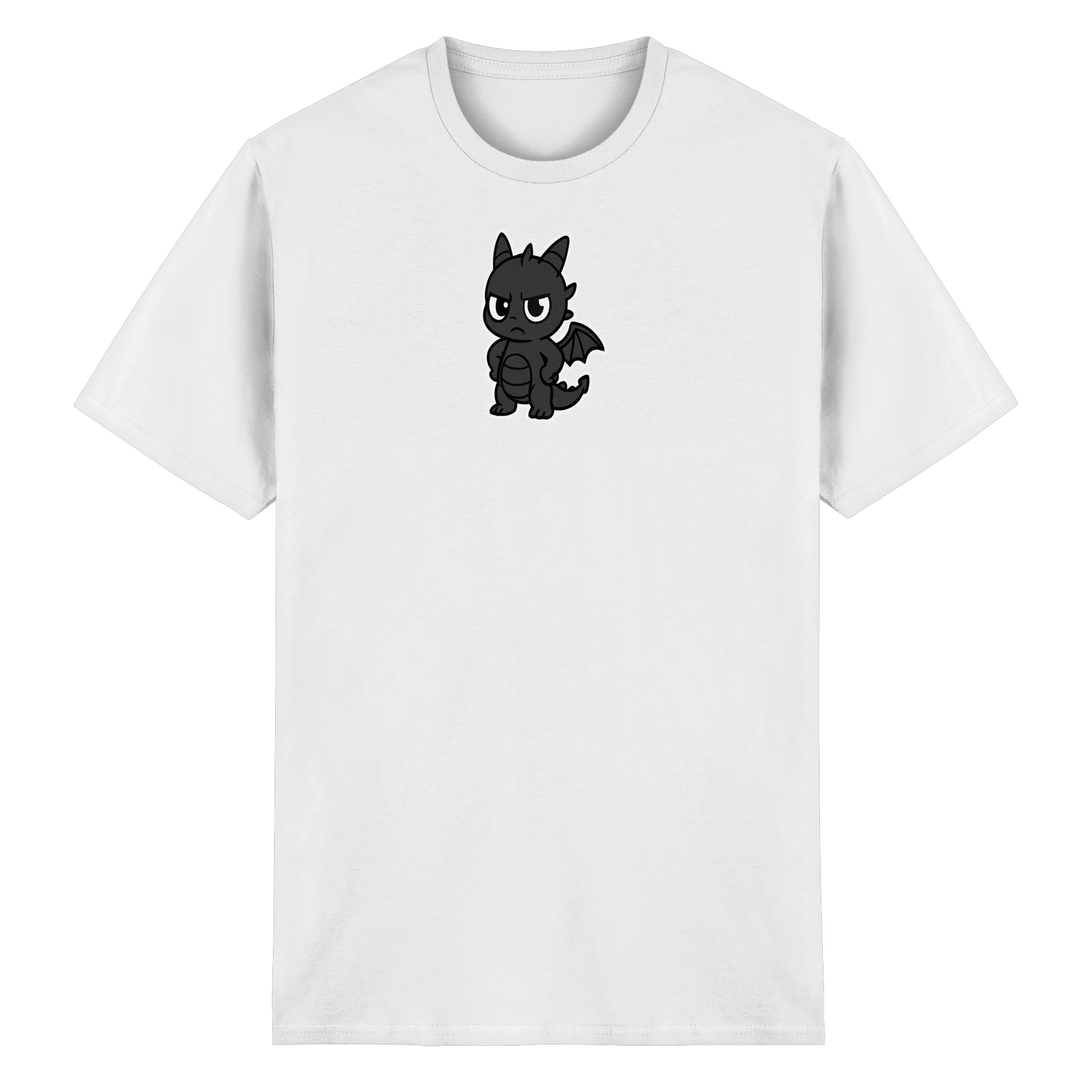 Babydrache mit schiefem Blick – Mini, aber meinungsstark - Heavy Cotton T-Shirt