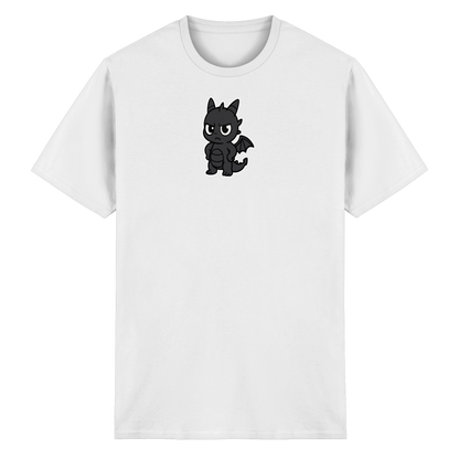 Babydrache mit schiefem Blick – Mini, aber meinungsstark - Heavy Cotton T-Shirt