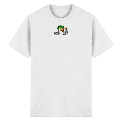 Möwe mit Mittelfinger – Wenn Höflichkeit keine Option mehr ist - Heavy Cotton T-Shirt