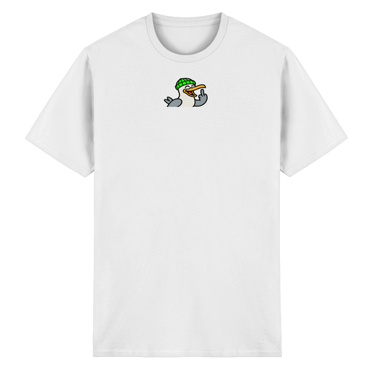 Möwe mit Mittelfinger – Wenn Höflichkeit keine Option mehr ist - Heavy Cotton T-Shirt