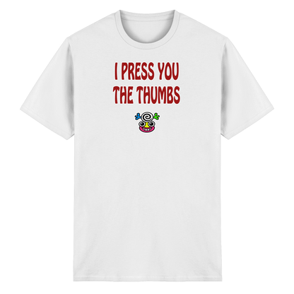 I press you the thumbs - Heavy Cotton T-Shirt