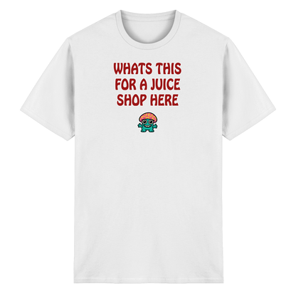 Whats this for a juice shop here - Heavy Cotton T-Shirt