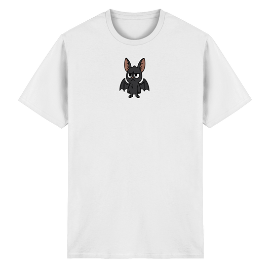 Fledermaus mit Augenrollen – Sozial, aber selektiv - Heavy Cotton T-Shirt