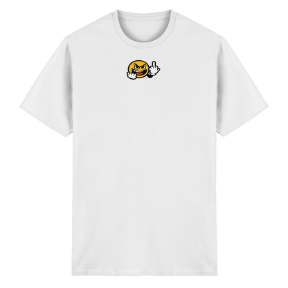 Smiley mit Mittelfinger – Gute Laune. Schlechte Laune. Klar geregelt - Heavy Cotton T-Shirt