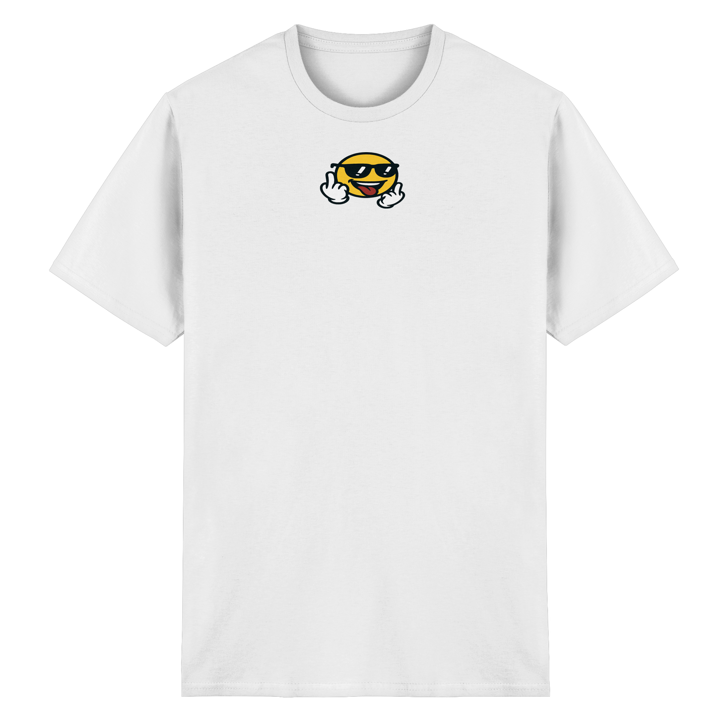 Smiley mit Mittelfinger – Der freundlichste Mittelfinger der Welt - Heavy Cotton T-Shirt