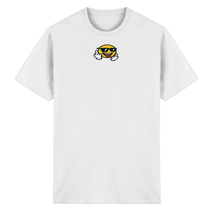 Smiley mit Mittelfinger – Der freundlichste Mittelfinger der Welt - Heavy Cotton T-Shirt