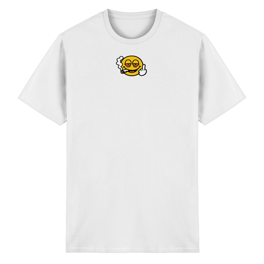 Smiley mit Mittelfinger – Wie ein Joint, nur zum Anziehen - Heavy Cotton T-Shirt