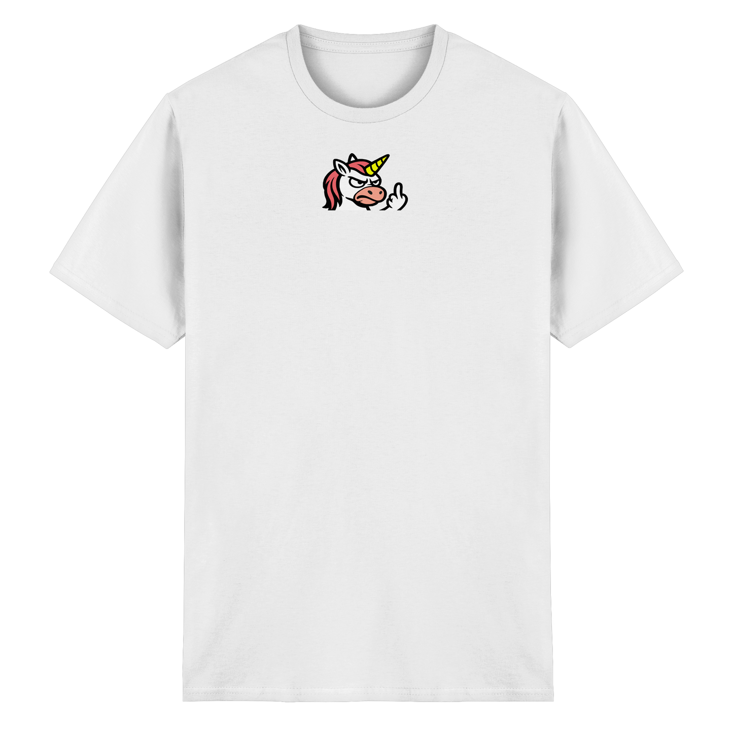 Einhorn mit Mittelfinger – Magie war gestern, jetzt kommt Klartext - Heavy Cotton T-Shirt