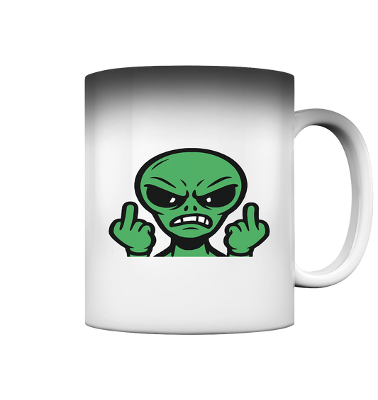 Alien mit Mittelfinger – Kontakt abgebrochen - Magic Mug