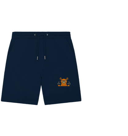 Lama mit Mittelfinger – Das Modeaccessoire für klare Kante und Ruhe - Organic Jogger Shorts (Stick)