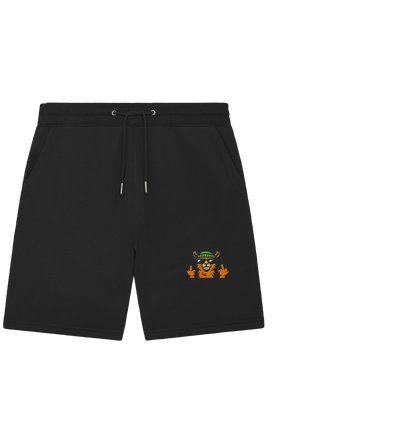 Lama mit Mittelfinger – Dein freches Statement gegen nervige Fragen und blöde Menschen - Organic Jogger Shorts (Stick)