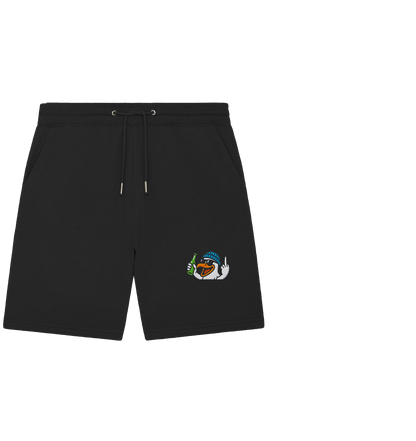 Möwe mit Mittelfinger – Der fliegende Cocktail der Verweigerung - Organic Jogger Shorts (Stick)