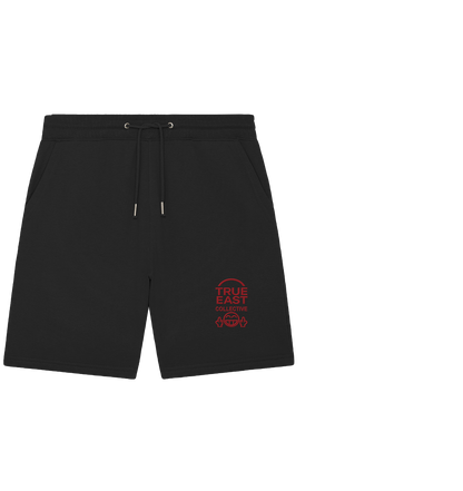True East Logo & Doppelfinger-Smiley – Lächeln, aber lass stecken - Organic Jogger Shorts (Stick)