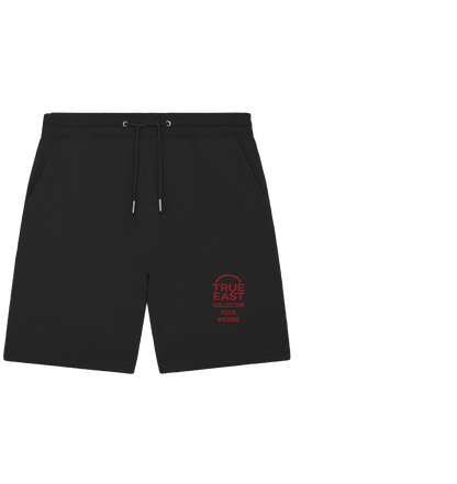 True East x „Fuck Wessis“ – Kein Hass. Nur Haltung. - Organic Jogger Shorts (Stick)