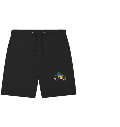 Schaf mit Mittelfinger im Partymodus – Dancefloor? Nur wenn’s brennt - Organic Jogger Shorts (Stick)