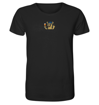 Lama mit Mittelfinger – Der ultimative Stoppschild für Laberer - Organic Shirt (Stick)
