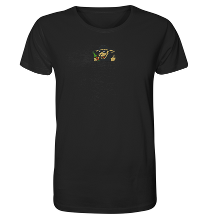 Schaf mit Mittelfinger im Partymodus – Zu viel Konfetti, zu wenig Geduld - Organic Shirt (Stick)