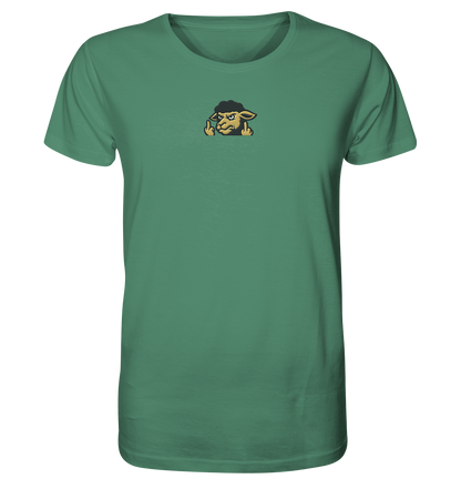 Schwarzes Schaf mit Mittelfinger – Für alle, die nicht dazugehören wollen - Organic Shirt (Stick)
