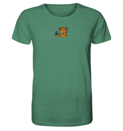 Lama mit Mittelfinger – Meditation auf Abwehrmodus - Organic Shirt (Stick)