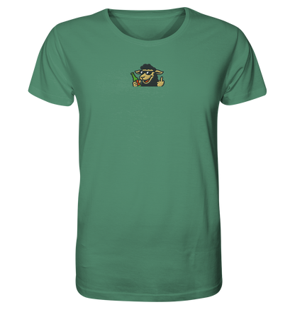 Schaf mit Mittelfinger im Partymodus – Zu viel Konfetti, zu wenig Geduld - Organic Shirt (Stick)