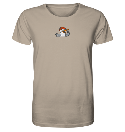 Möwe mit Mittelfinger – Wenn Höflichkeit keine Option mehr ist  - Organic Shirt (Stick)