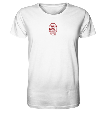 True East Logo & Zonenglanz – Ostdeutsch, echt, unverkennbar - Organic Shirt (Stick)