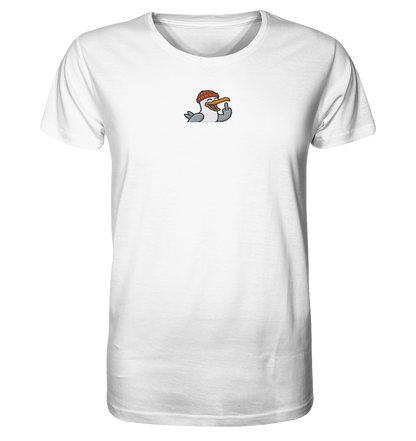 Möwe mit Mittelfinger – Wenn Höflichkeit keine Option mehr ist  - Organic Shirt (Stick)