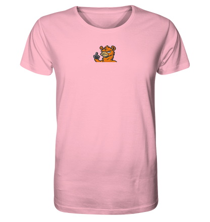 Lama mit Mittelfinger – Meditation auf Abwehrmodus - Organic Shirt (Stick)