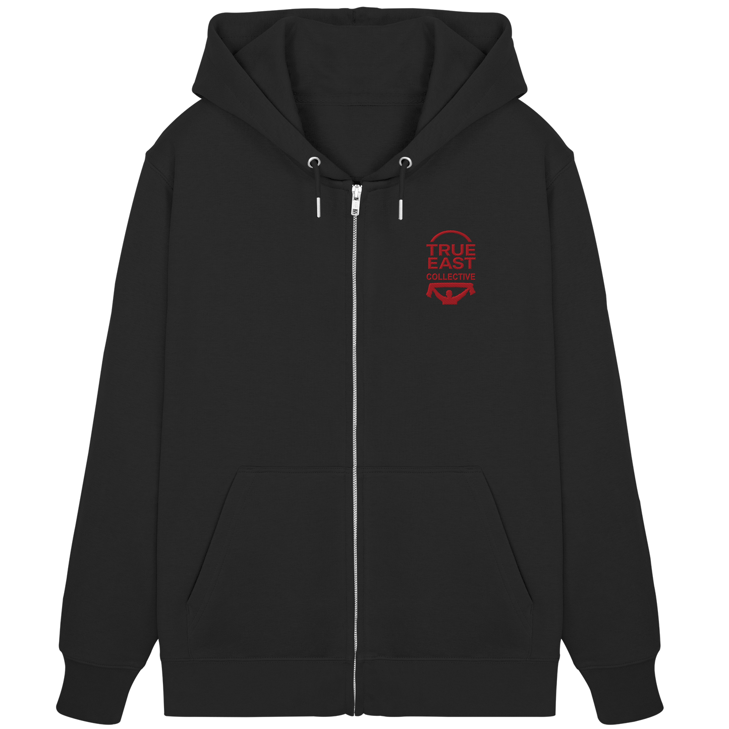 True East Logo & Ultra-Silhouette – Haltung in Bewegung - Organic Zipper (Stick)