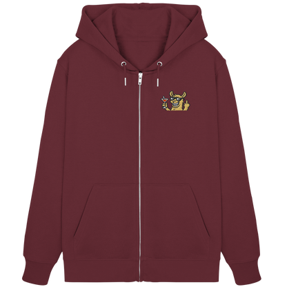 Lama mit Mittelfinger – Partymodus mit Attitüde - Organic Zipper (Stick)