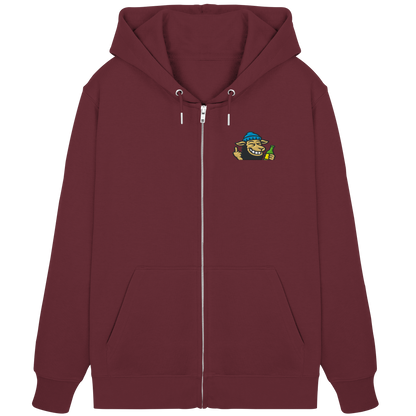 Schaf mit Mittelfinger im Partymodus – Dancefloor? Nur wenn’s brennt - Organic Zipper (Stick)