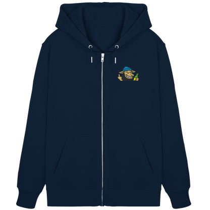 Schaf mit Mittelfinger im Partymodus – Dancefloor? Nur wenn’s brennt - Organic Zipper (Stick)