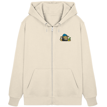 Schaf mit Mittelfinger im Partymodus – Dancefloor? Nur wenn’s brennt - Organic Zipper (Stick)