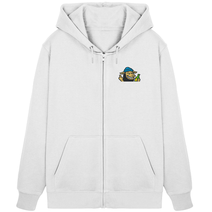 Schaf mit Mittelfinger im Partymodus – Dancefloor? Nur wenn’s brennt - Organic Zipper (Stick)