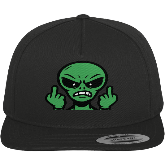Alien mit Mittelfinger – Kontakt abgebrochen - Premium Snapback