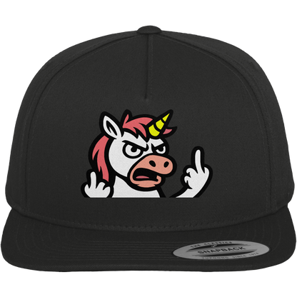 Einhorn mit Mittelfinger – Wenn die Zuckerwatte abgelaufen ist - Premium Snapback
