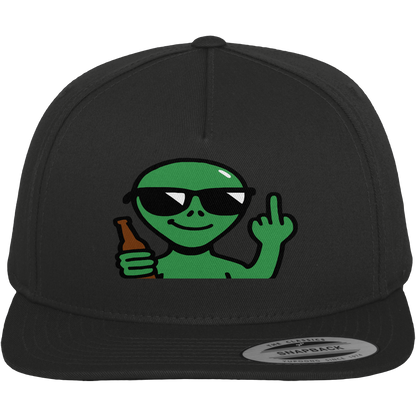 Alien mit Mittelfinger – Der Club gehört den Sternen - Premium Snapback