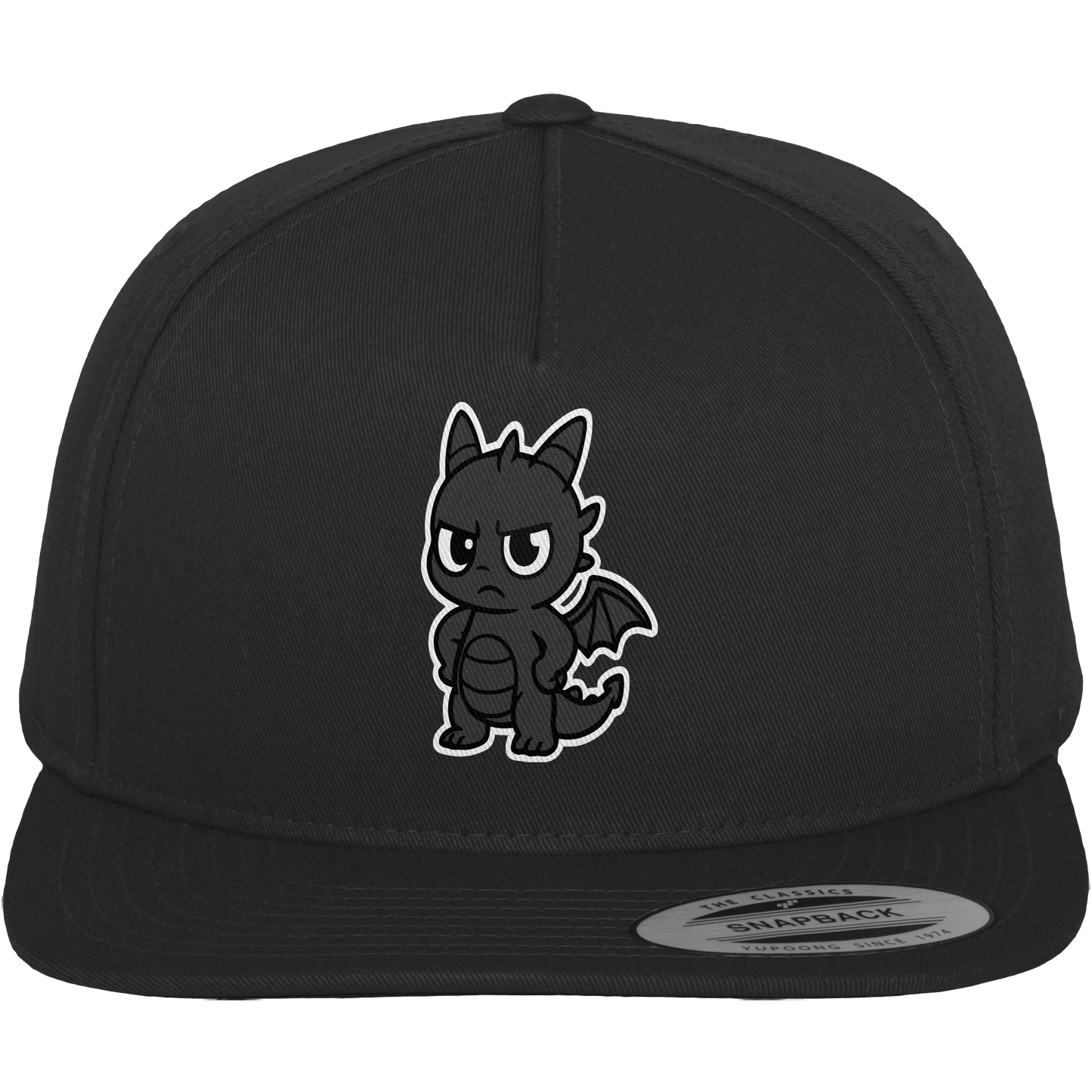 Babydrache mit schiefem Blick – Mini, aber meinungsstark - Premium Snapback