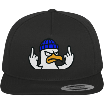Möwe mit Mittelfinger – Kein Bock, keine Diskussionen - Premium Snapback