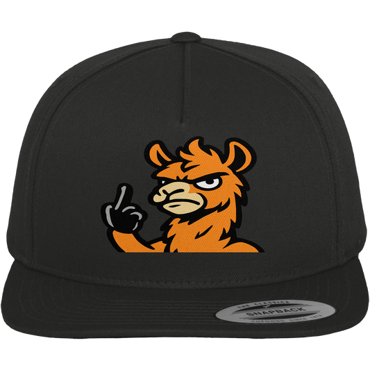 Lama mit Mittelfinger – Meditation auf Abwehrmodus - Premium Snapback