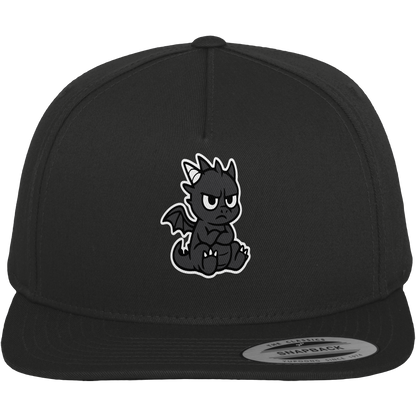 Babydrache mit Stirnrunzeln – Klein, flauschig, nicht begeistert - Premium Snapback