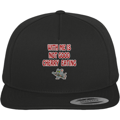 With me is not good cherry eating - Premium Snapback