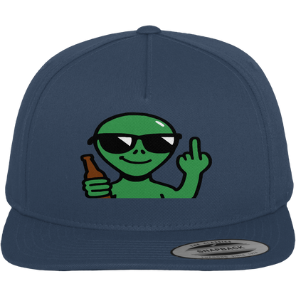 Alien mit Mittelfinger – Der Club gehört den Sternen - Premium Snapback