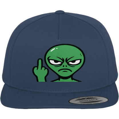 Alien mit Mittelfinger – Erdleben ist kein Ponyhof - Premium Snapback