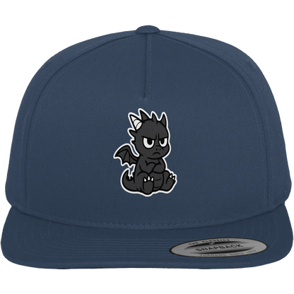 Babydrache mit Stirnrunzeln – Klein, flauschig, nicht begeistert - Premium Snapback